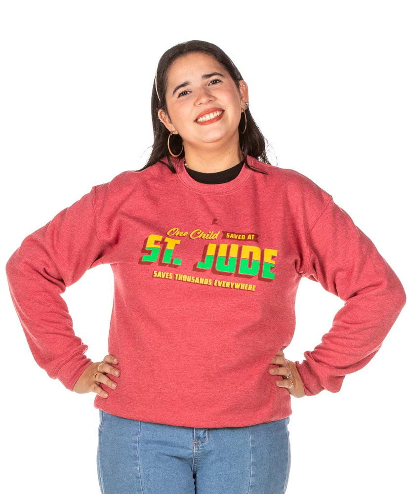 Unisex St. Jude Color Block Sweatshirt